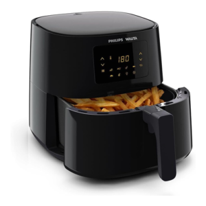 Philips Walita Preta Fritadeira Airfryer Essential XL Digital, 6.2L de capacidade, Garantia internacional de dois anos, 220V, 2000W